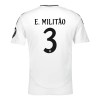 Maillot de Supporter Real Madrid E. Militao 3 Domicile 2024-25 Pour Enfant